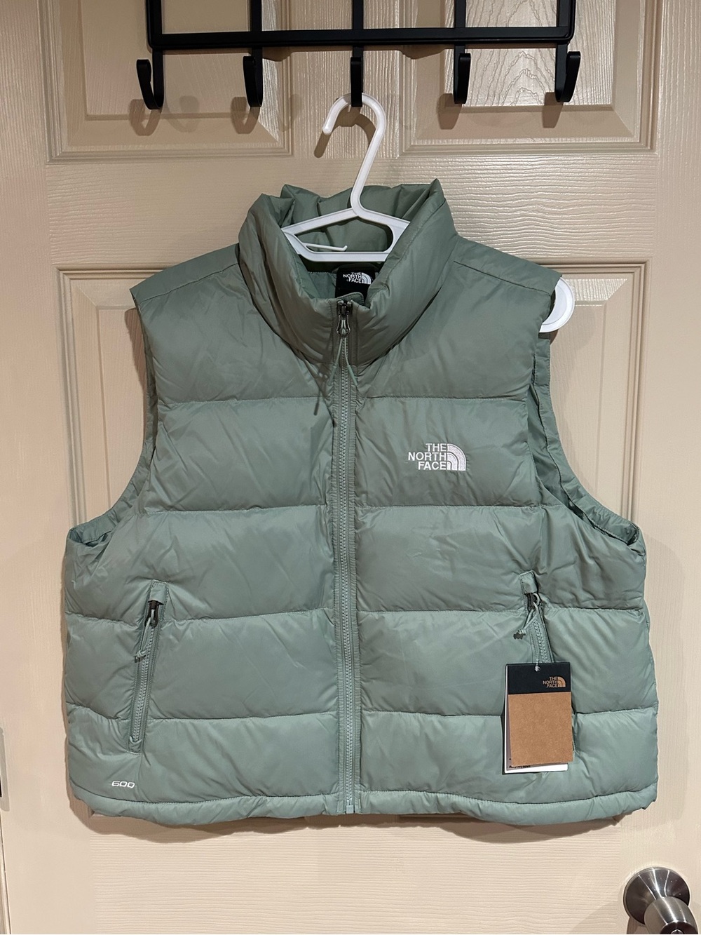 The North Face Hydrenalite Down Women's Sage Green Relaxed Fit Puffer Vest